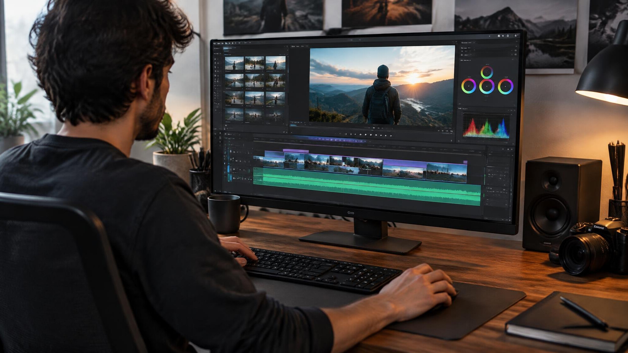 video editing on computer