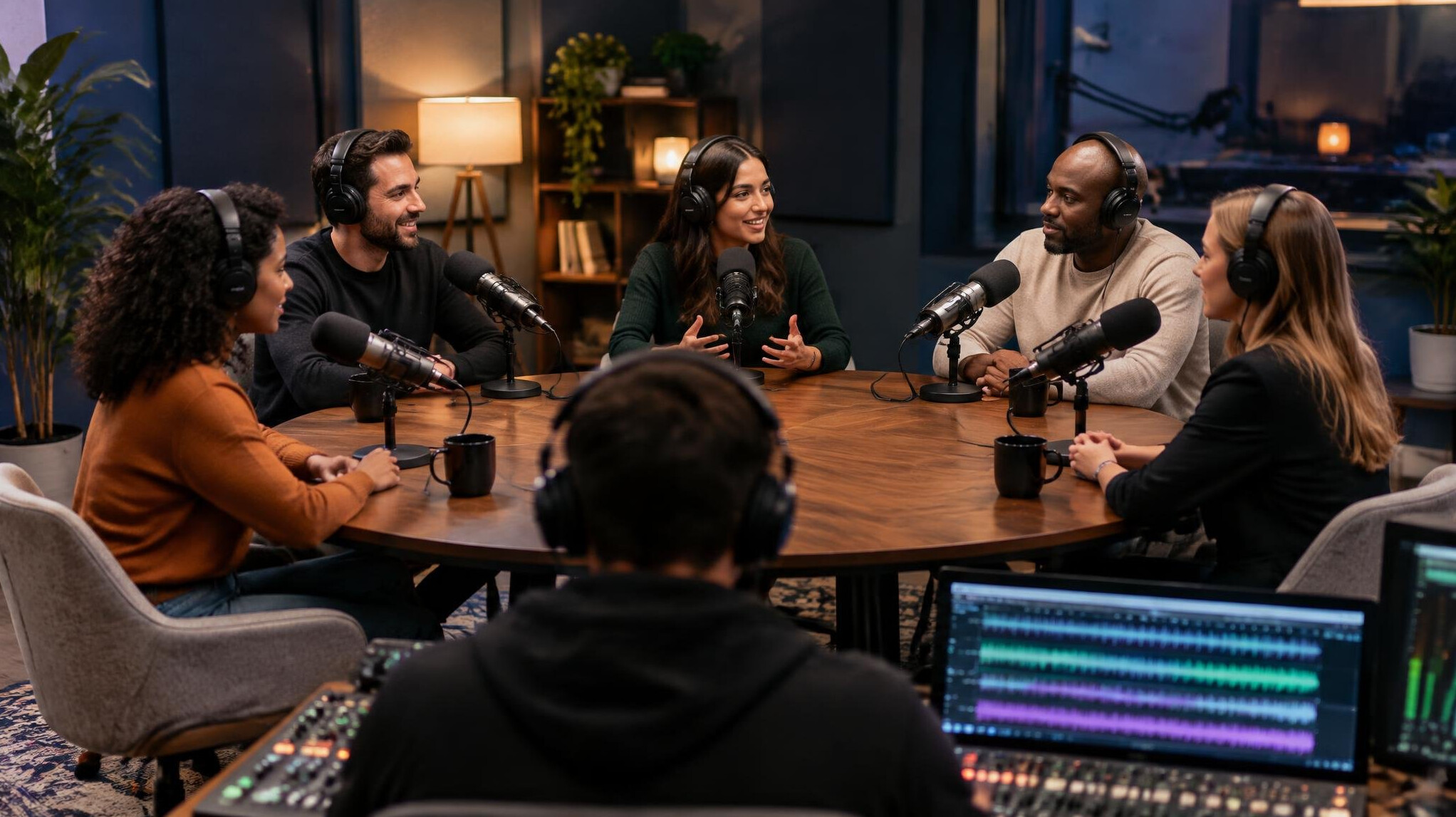 group podcast discussion