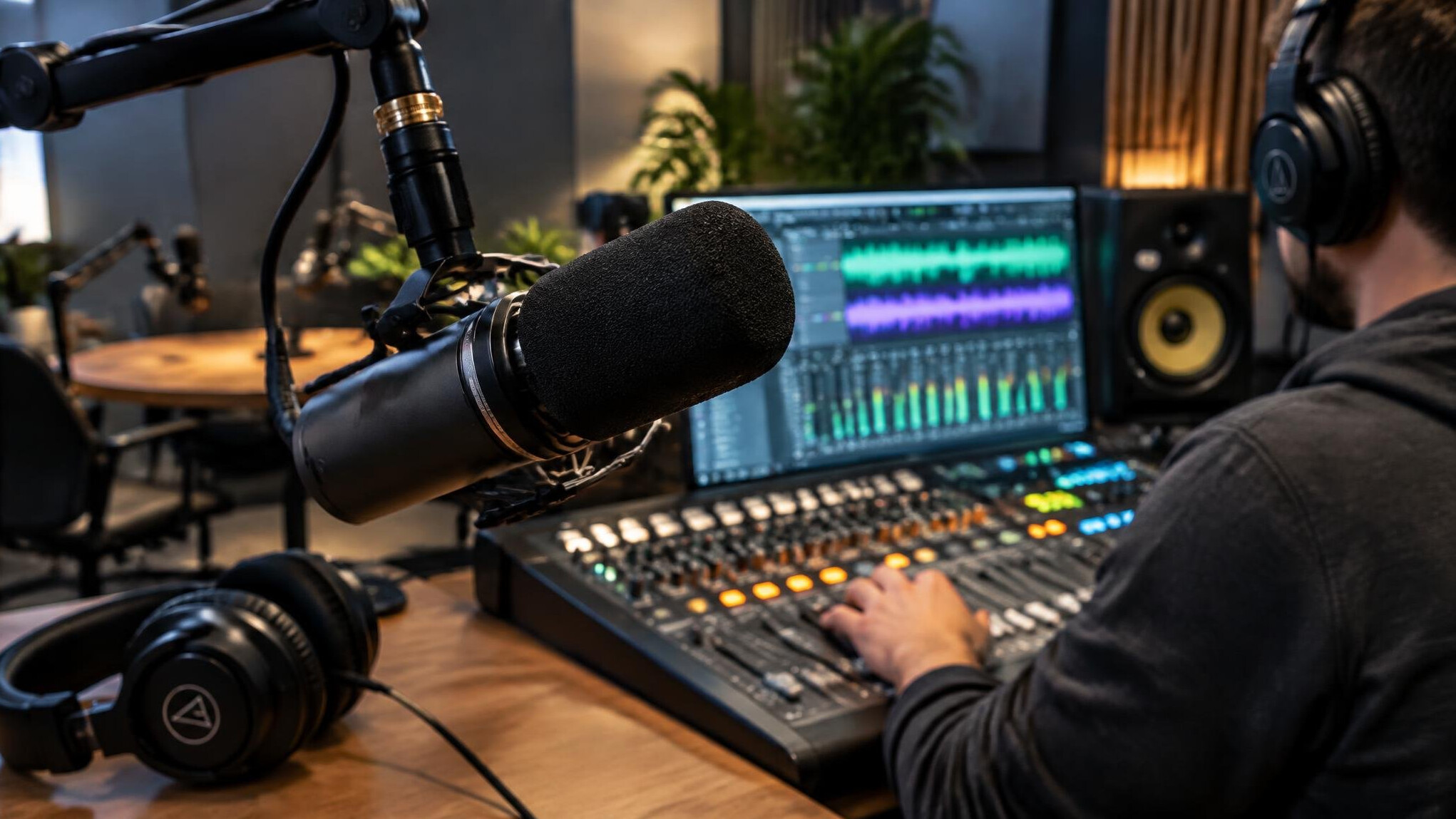 professional podcast studio