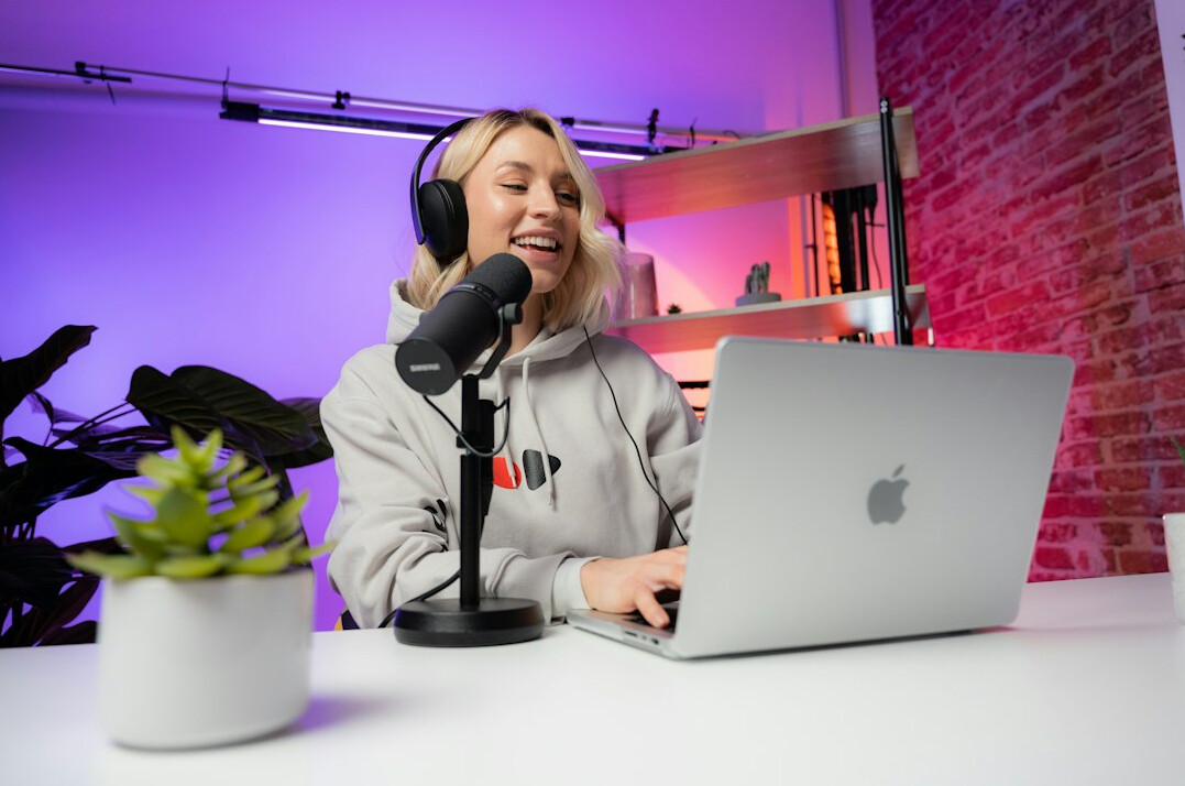 professional podcast studio setup